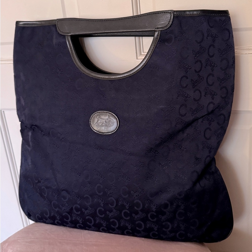 Celine Canvas Tote Bag